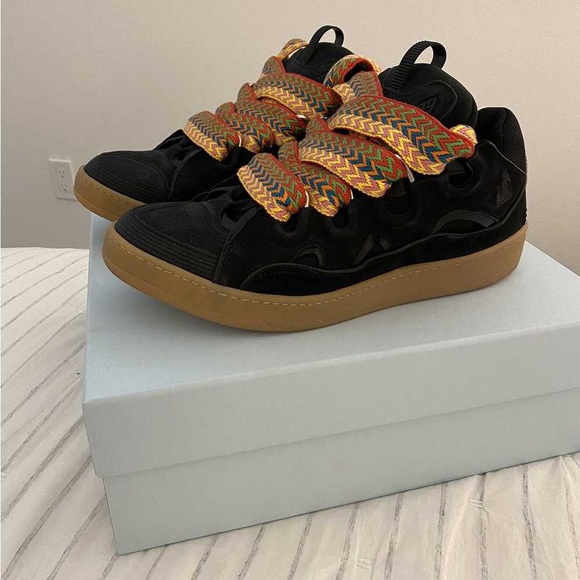 Landvin curb black sneaker size 46